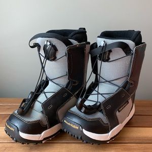 Salomon Thermicfit Kids Sz 2 Snowboarding Boots